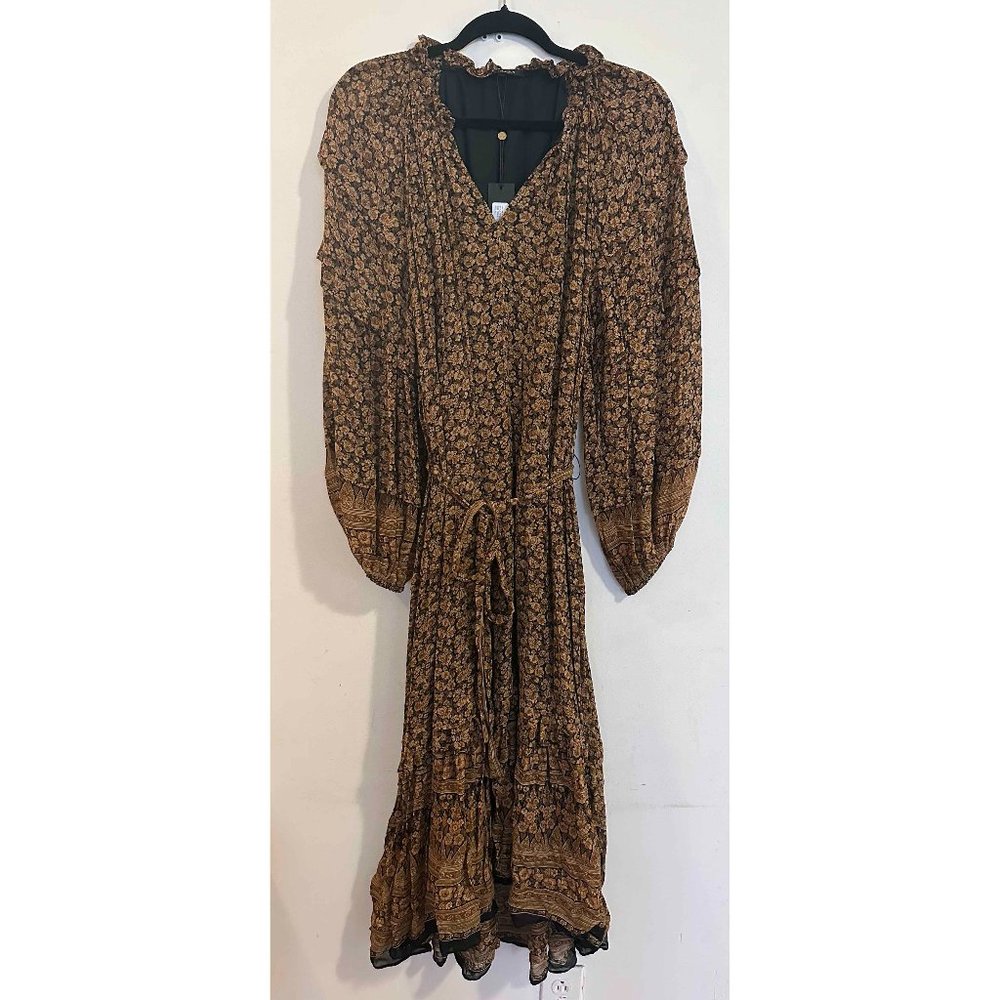 KOBI HALPERIN BOHO FLORAL MAXI DRESS